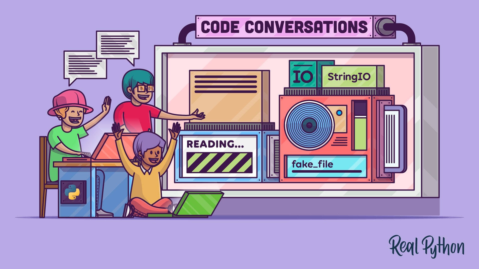 How to Simulate a Text File in Python - Code Conversation