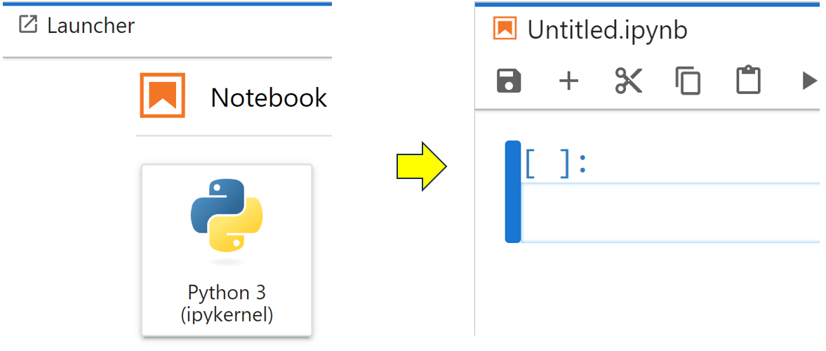 starting a jupyter notebook