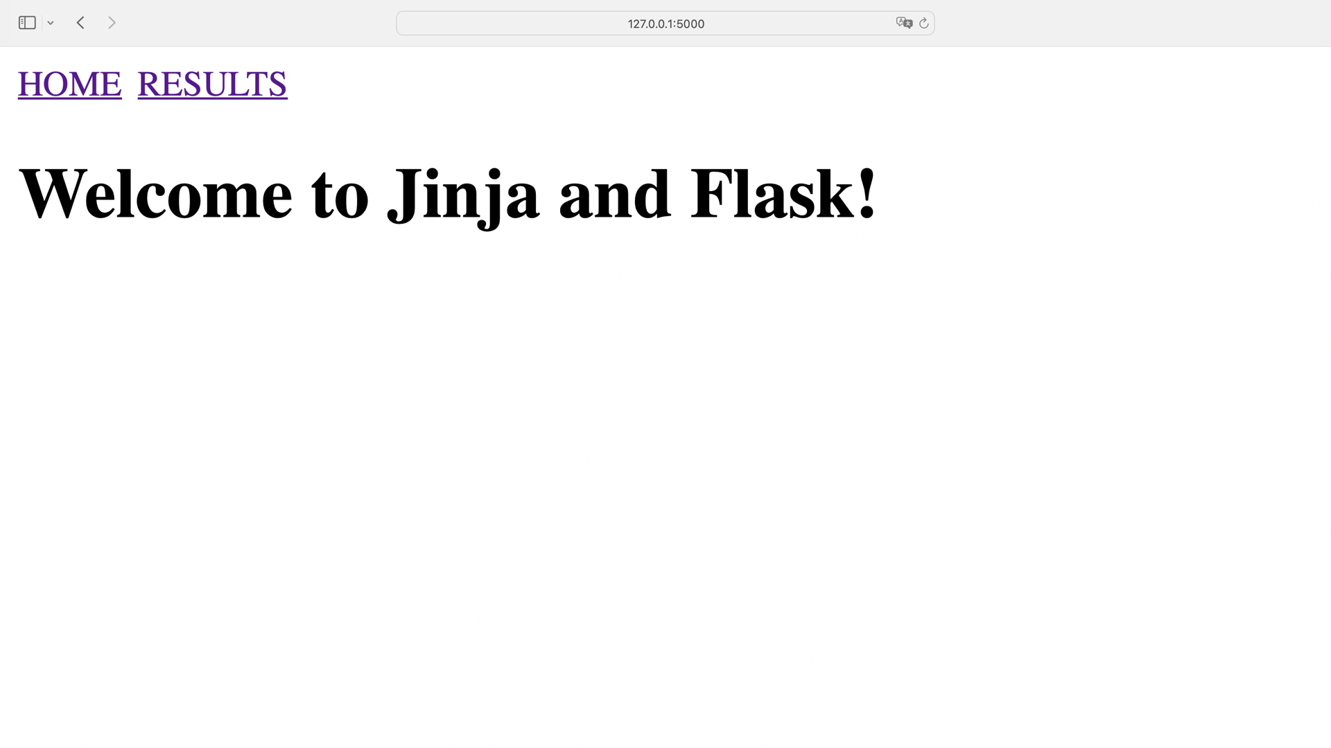 Screenshot of a website with navigation items in uppercase