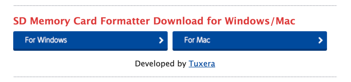 SD Formatter Download