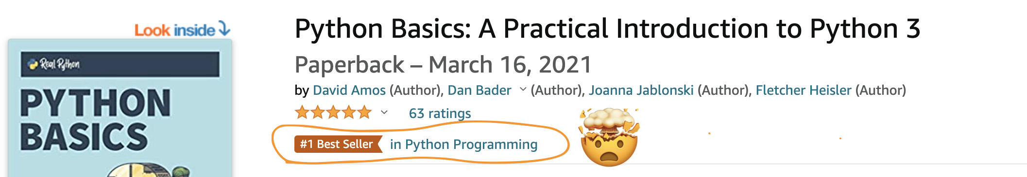Python Basics: Bestseller!