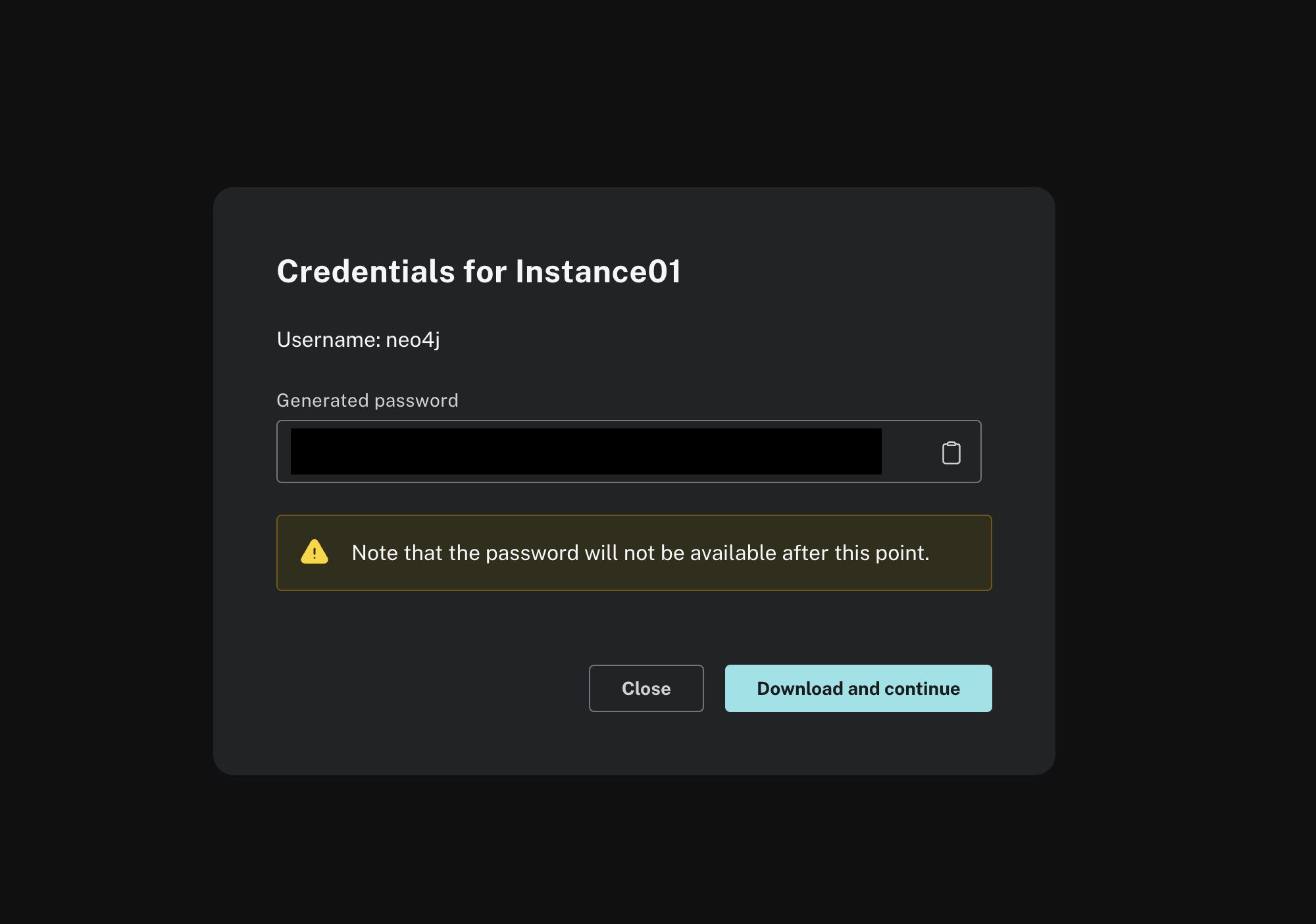 Neo4j Aura Create New Instance