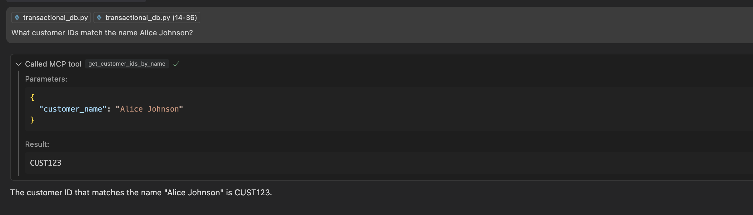 Cursor MCP Tool Call Details